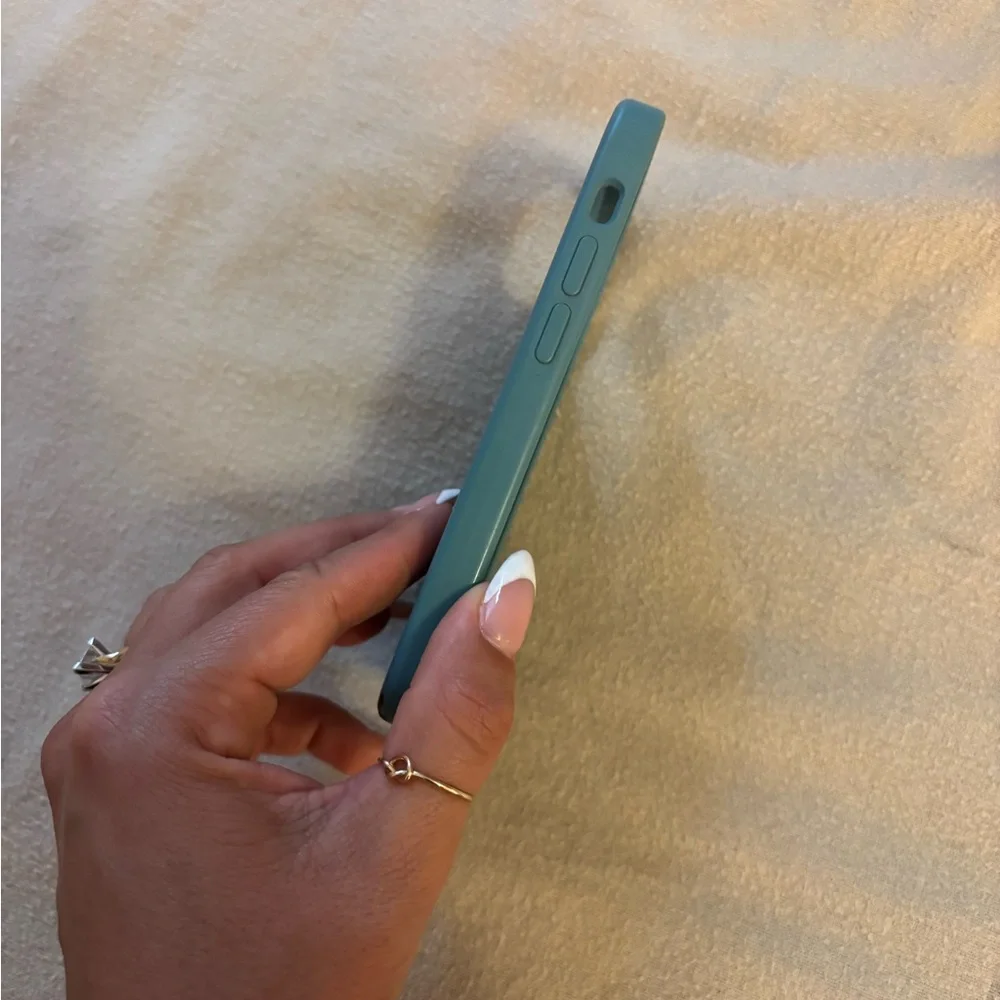 Stylish Teal iPhone 12 Case